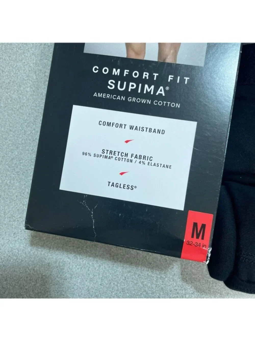 7 Pack NWT  Kirkland Signature Men's M Supima Cotton Boxer Briefs Comfort Black